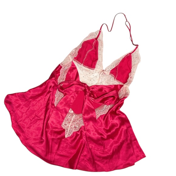 Large Victoria’s Secret Silk Slip nightgown chemise pink - Picture 2 of 6